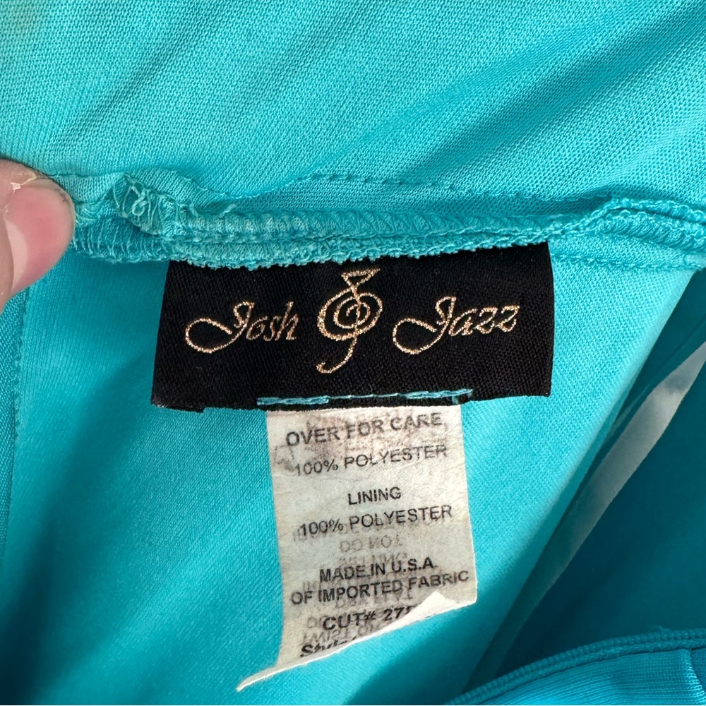 Josh & Jazz Aqua Prom Dress. No tag for size but guessing women’s 6-8 - Picture 10 of 10